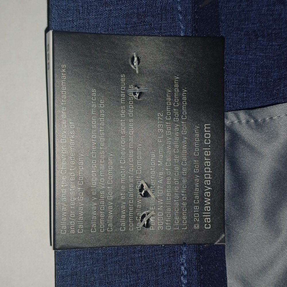 Callaway Opti-Dri Golf Shorts Big&Tall Size-52B Blue NWT - Picture 3 of 5